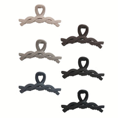 Medium Hair Claw Twisted Hair Claw For Women's Shark Claw Hair Accessories