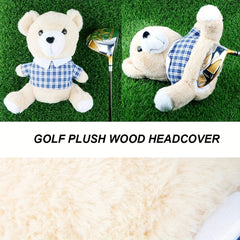 Golf Wooden Rod Head Protector Plush Cover Gift