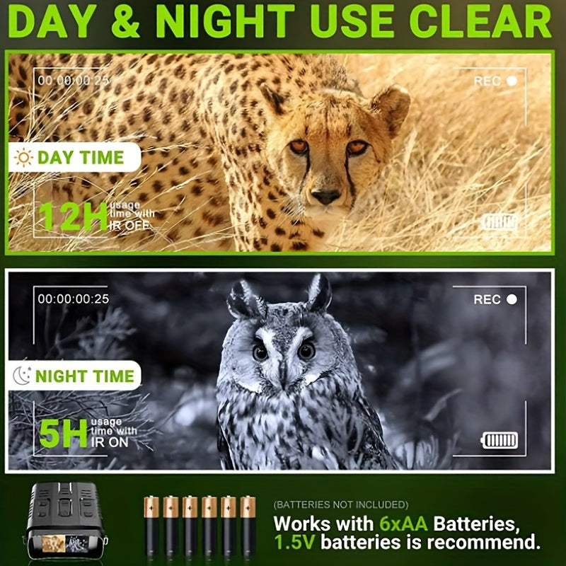 Night Vision Device 850nm 1080P 5X Zoom Telescope Outdoor Dual-use