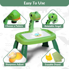 Dino Projection Painting Table Educational Toy