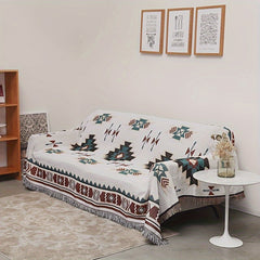 Vintage Picnic Mat Bohemian Style Blanket for Camping