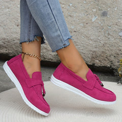 Metal Decor Slip On Loafers Shoes Lightweight Comfortable Casual Sneakers