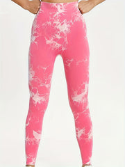 Tie Dye High Waist Yoga Leggings Tummy Control Slimming Pants