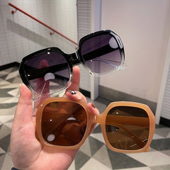 Large Square Sunglasses UV400 Jelly Shades for Beach Travel