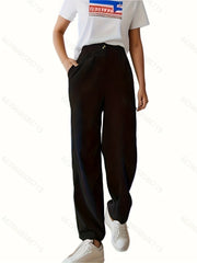  Wide Leg Corduroy Pants with Pockets