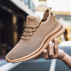 Men's Shoelaces Slip-on Sneakers Odor-resistant Lightweight Athletic Shoes