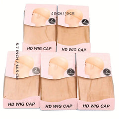 10pcs Ultra Thin Invisible Wig Caps for Lace Front Wigs & Accessories