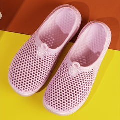 Women's Solid Clogs Closed Toe Thick Sole Slippers