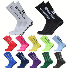 5 Pairs Non-Slip Mid-Calf Football Socks