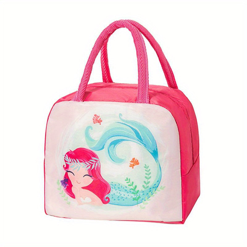 Cartoon Bento Bag Portable Lunch Bag Thermal Insulation Lunch Box Bag