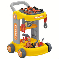 46pcs Tool Play House Cart Car Toy for Kids