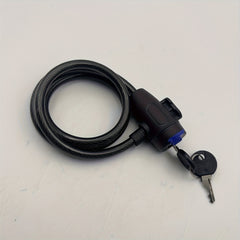 Universal Anti Theft Lock & 2 Keys with Steel Rope Cable