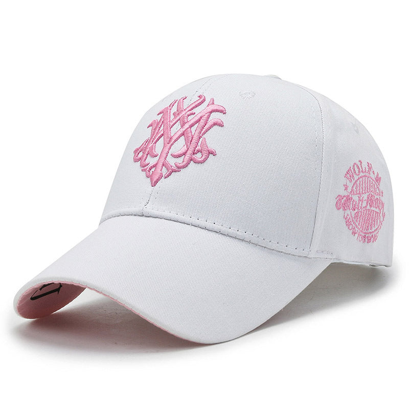Embroidered Sunshade Sunscreen Baseball Cap For Men And Women