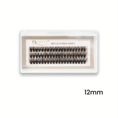 60Pcs DIY Eyelash Extensions 40P C Curling 10 12 14mm Fluffy & Long Cluster Fals