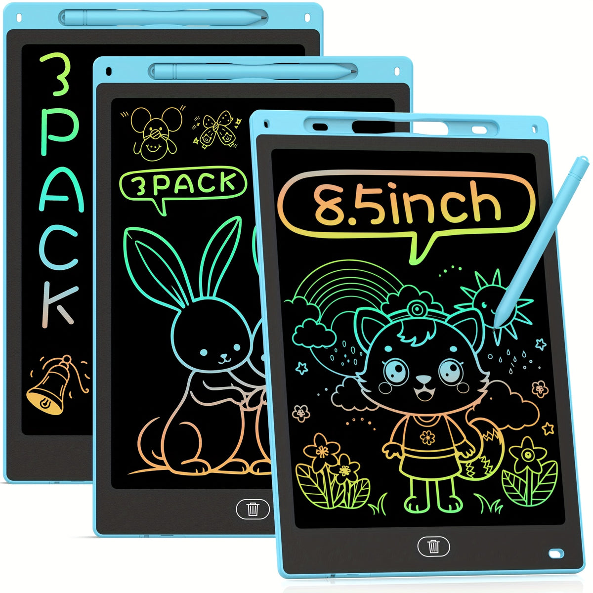 LCD Writing Tablet 21 Colorful Drawing Pad for Kids Educational Toy
