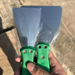 4pcs Putty Set Stainless Steel Green Paint Tool