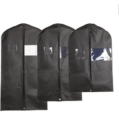 1 Pc Suit Dustproof Cover Dress Coat Storage Bag Household Zipper Hanging Bag