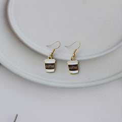 Coffee Cup Earrings Retro Party Jewelry Gift For Women