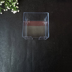 Transparent Desktop Note Storage Box Acrylic Organizing Box