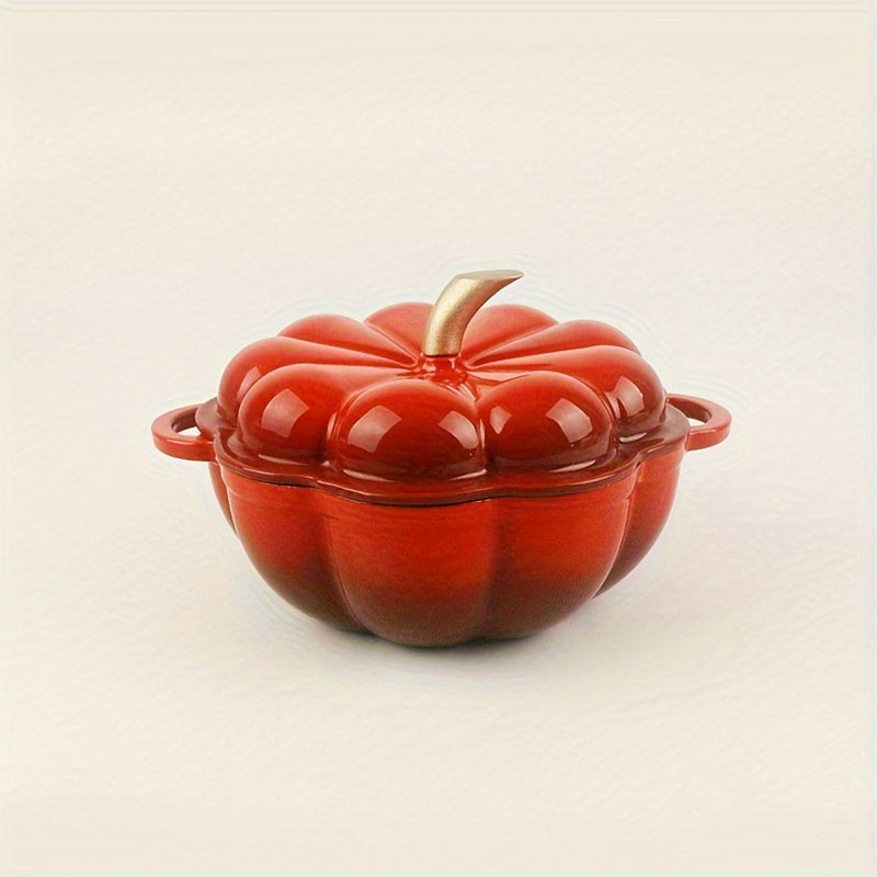 Pumpkin Enamel Pot 20 32 Cm Cast Iron Dutch Oven Casserole