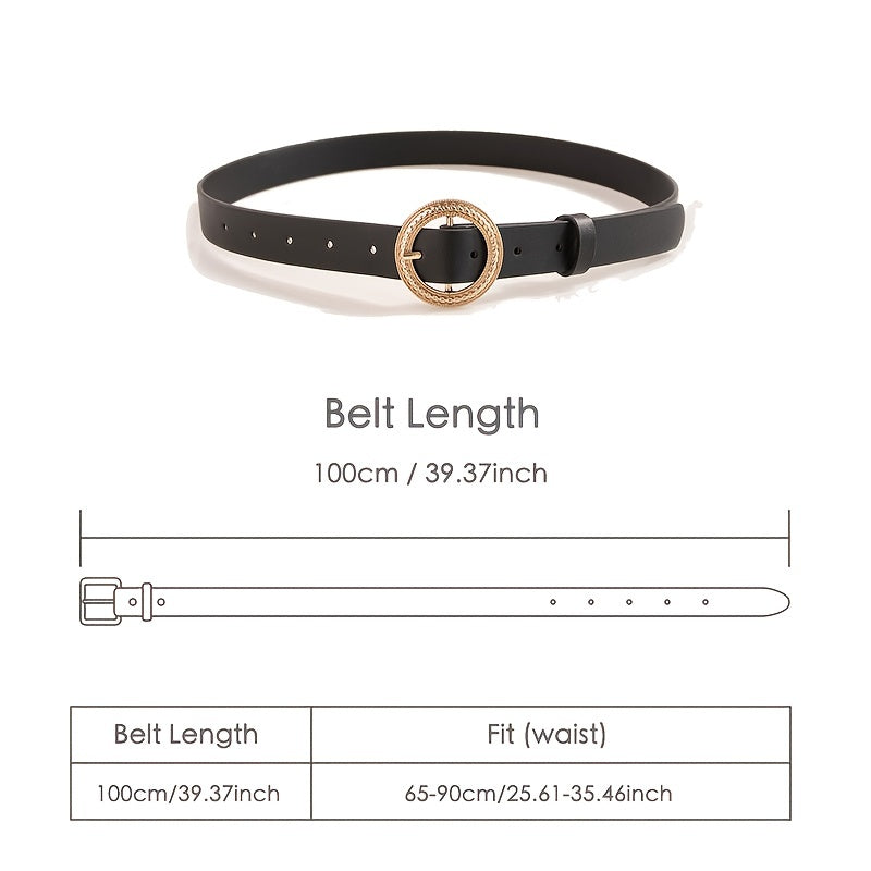Loop Women Jeans Belt PU Leather Ladies Belt For Jeans Pants Dress Waist Belt