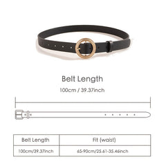 Loop Women Jeans Belt PU Leather Ladies Belt For Jeans Pants Dress Waist Belt