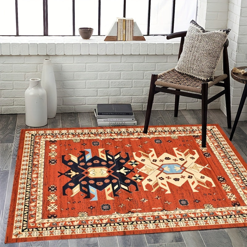 Geometric Tribal Area Rug for Home Decor