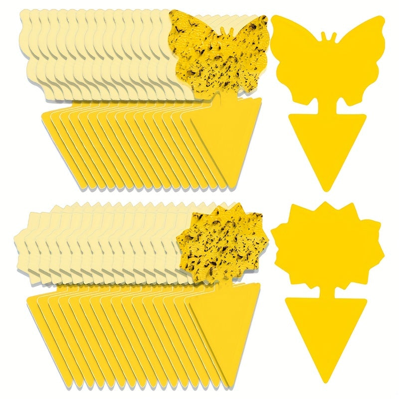 50pcs Sticky Traps for Pest Control Indoors & Outdoors
