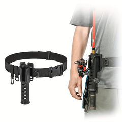 Fishing Rod Belt Waist Hanging Holder for Rod Inserting Device