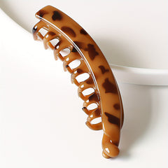Leopard Pattern Banana Clip for Women, Hair Clip for Ponytail Holder