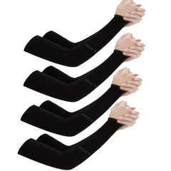 Women Sun Protection Arm Sleeves Outdoor Cycling UV Protection Arm Sleeves