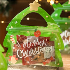 10pcs Christmas Gift Bags Candy Packaging Birthday Parties