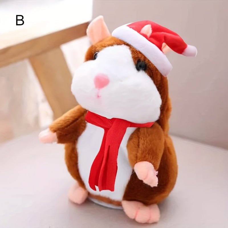 Talking Hamster Plush Toy Recording Plush Interactive Toy Christmas Gift
