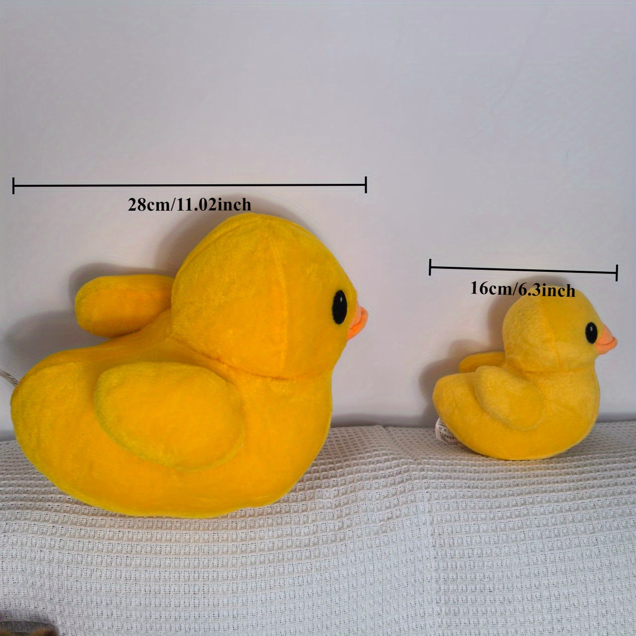 Adorable Yellow Duck Plush Toy Stuffed Animal Playful Durable