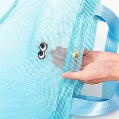 Cartoon Mesh Beach Bag Handbag Portable Toiletry Storage Bag