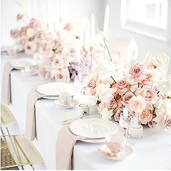 5pcs Waterproof Tablecloth Party Supplies Wedding Birthday Decor
