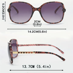 Men's Square Frame Sunglasses UV Protection