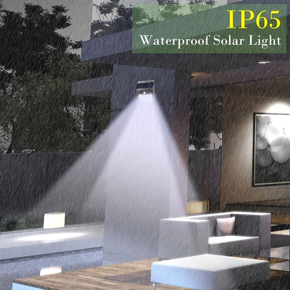 Waterproof Solar Sensor Lights with Remote Control for Outdoor Garden Decor
