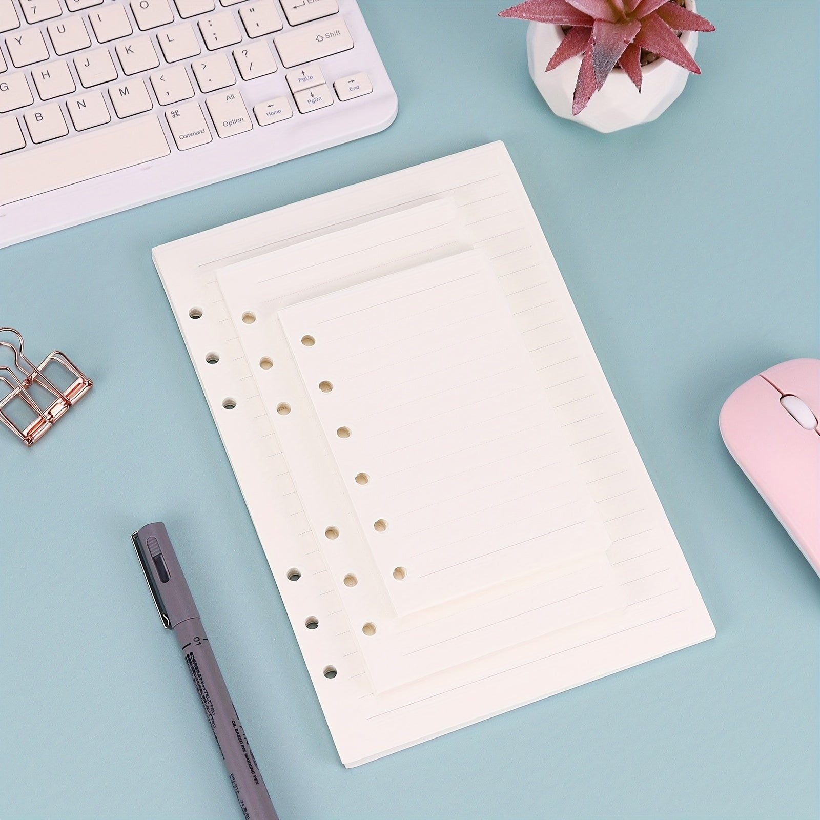 A5/A6/A7 Horizontal Line Loose-leaf Refill 6-Hole Inner Page