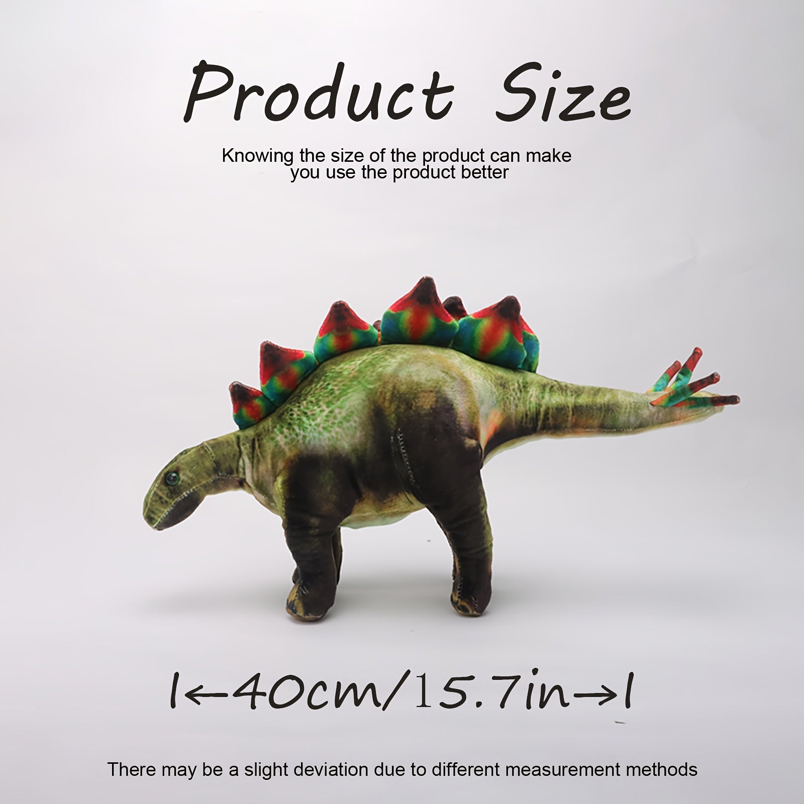 Ultra Soft Green Stegosaurus Plush Toy