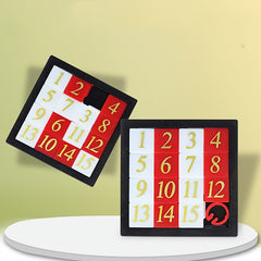 Interactive Sliding Puzzle Toy Logical Game Colorful Enhances Counting Skills