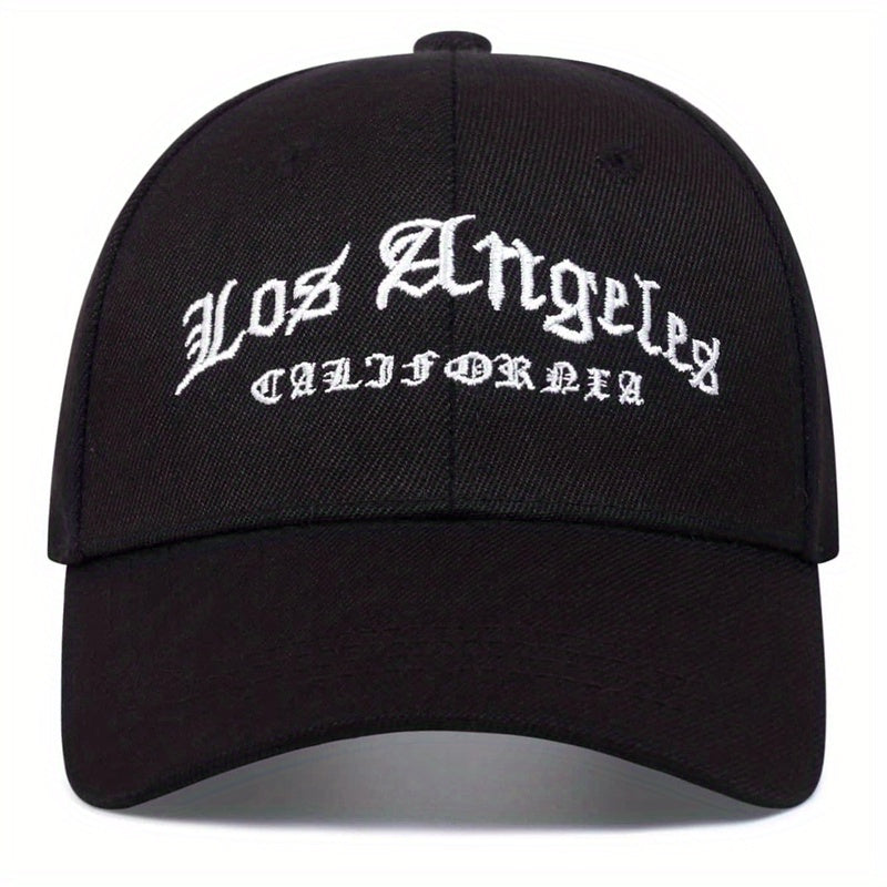Gothic LA Baseball Cap Embroidery Dad Hat Adjustable Sun Hat