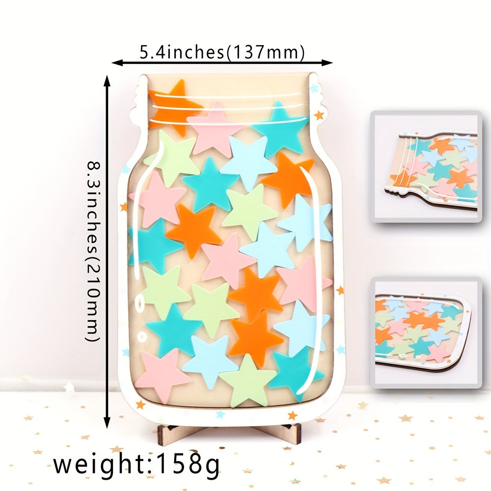 Student Incentive Jar Classroom Reward Board Star Decor