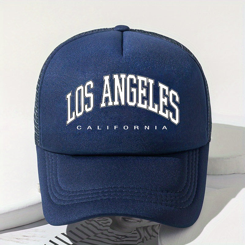 LOS ANGELES Trucker Hat Mesh Baseball Cap Sunshade Dad Hats