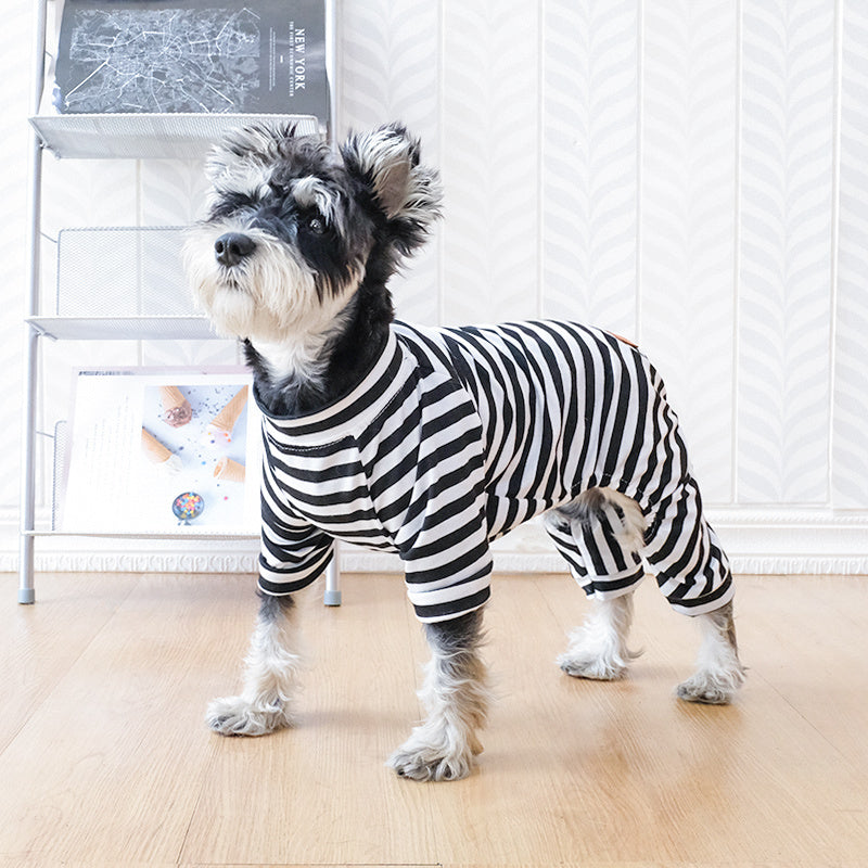 Striped Pajamas for Small Dogs and Cats
