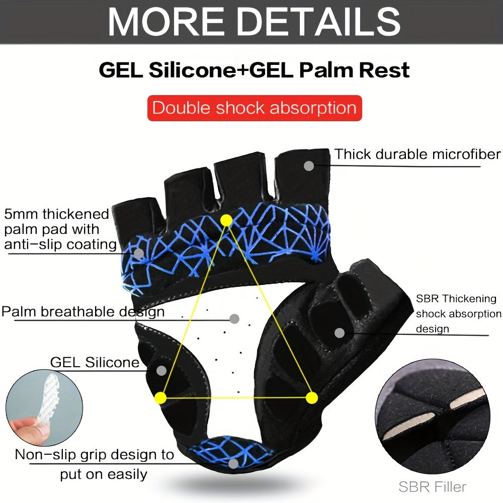Men's Outdoor Non-slip Touch Screen Gloves for Running Cycling Driving