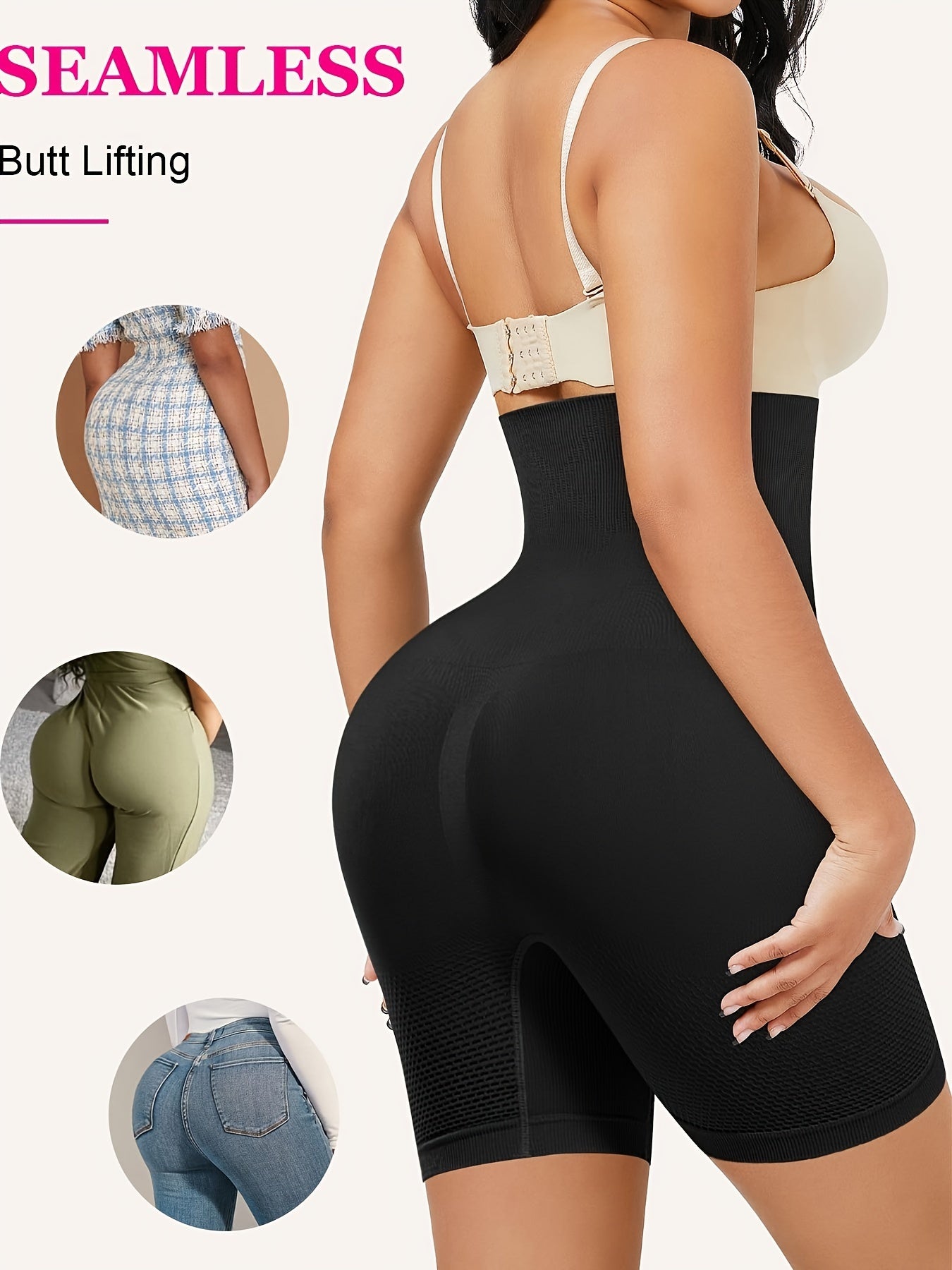 Women's Butt Lifting Shorts Seamless Breathable Fitness Safety Pants
