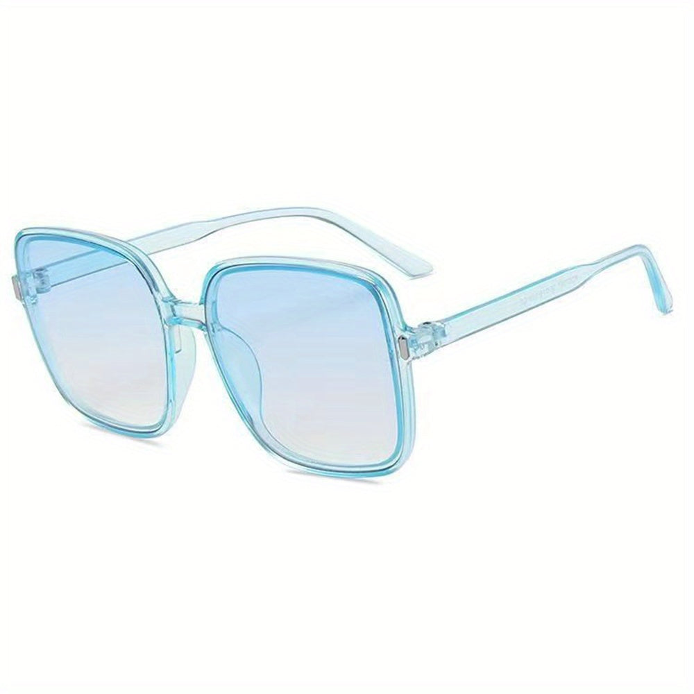 Large Square Sunglasses UV400 Sun Shades Glasses Beach Travel