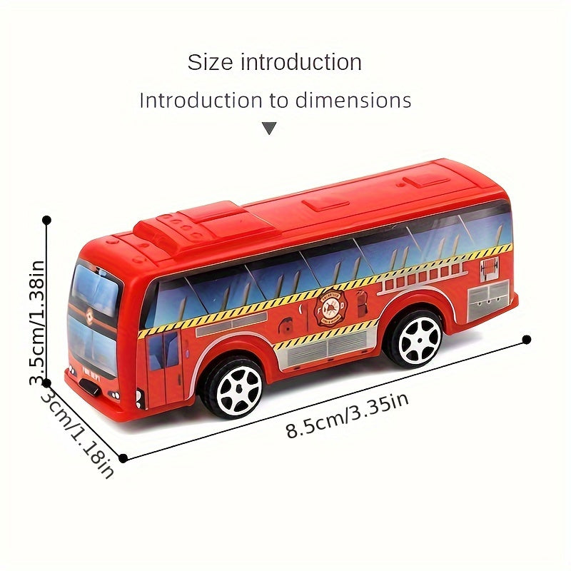 Simulation Bus Car Toy Big Bus Model Christmas Halloween Thanksgiving Gift