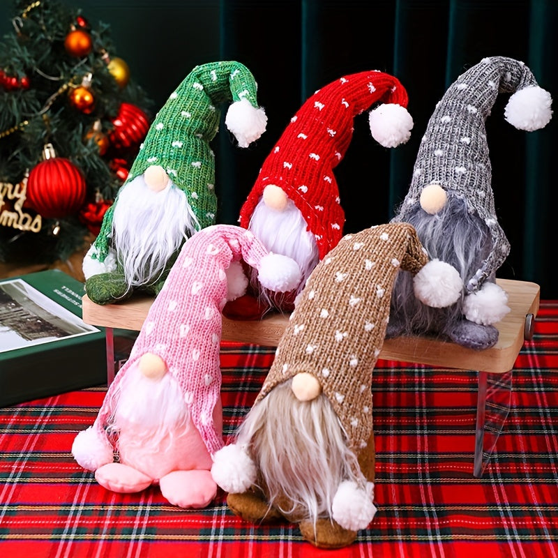 Christmas Gnome Plush Doll Ornaments